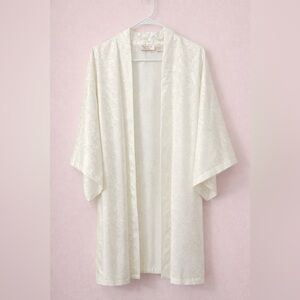 Victoria's Secret Vintage Cream Floral Robe